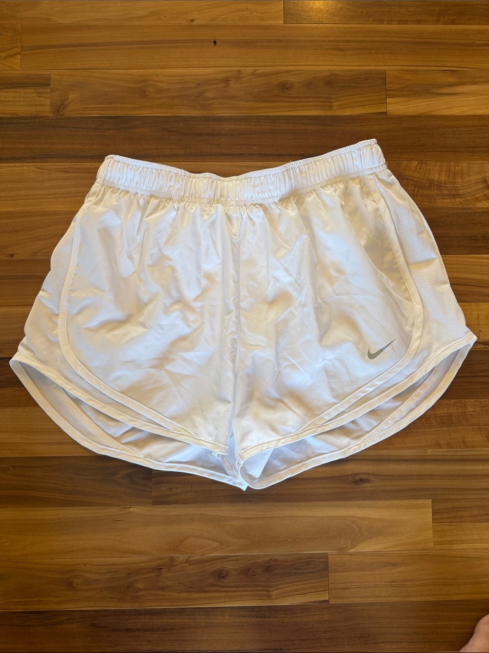 Nike White Women's Lightweight Athletic Shorts